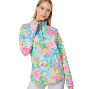 Lilly Pullitzer Skipper Popover in Sunshine State of Mind Print